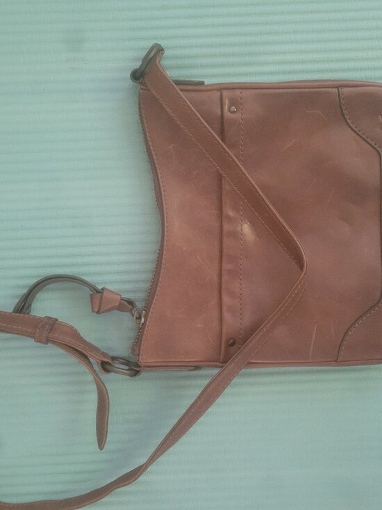 Frye Handbags - Leather Frye Handbag crossbody never used